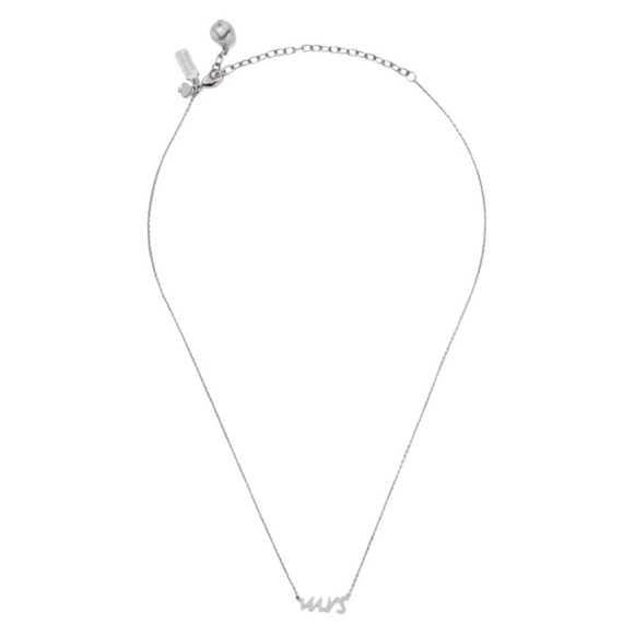 KATE SPADE • Silver Say Yes Mrs. Necklace - Picture 3 of 4